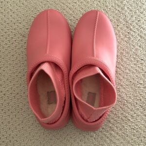 Pink Ugg Tasman boot clog